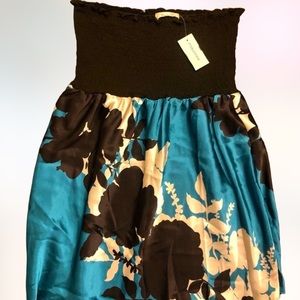 Maurice's STUDIO Y Floral Dressy Strapless Top Size Medium.